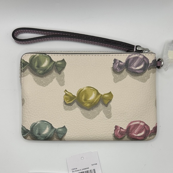 Coach Multicolor Candy Print Wristlet - Picture 3 of 6